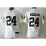 Nike Las Vegas Raiders #24 Charles Woodson White Youth Stitched NFL Elite Jersey
