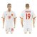 Spain #19 Diego Costa Away Soccer Country Jersey