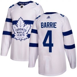 Adidas Toronto Maple Leafs #4 Tyson Barrie White Authentic 2018 Stadium Series Stitched NHL Jersey