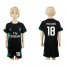 Real Madrid #18 Mariano Away Kid Soccer Club Jersey
