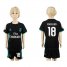 Real Madrid #18 Mariano Away Kid Soccer Club Jersey