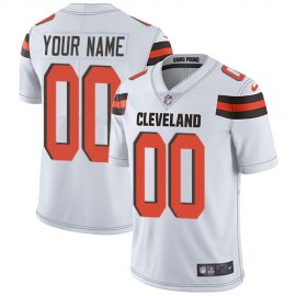 Nike Cleveland Browns Customized White Stitched Vapor Untouchable Limited Mens NFL Jersey
