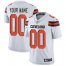 Nike Cleveland Browns Customized White Stitched Vapor Untouchable Limited Mens NFL Jersey
