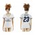 Womens Real Madrid #23 Beckham Home Soccer Club Jersey