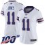 Nike Buffalo Bills #11 Zay Jones White Womens Stitched NFL 100th Season Vapor Limited Jersey