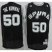 San Antonio Spurs 50 David Robinson The Admiral Black NBA Jerseys