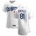 Los Angeles Dodgers #81 Victor Gonzalez Mens Nike White Home 2020 Authentic Player MLB Jersey