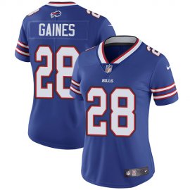 Nike Buffalo Bills #28 E.J. Gaines Royal Blue Team Color Womens Stitched NFL Vapor Untouchable Limited Jersey