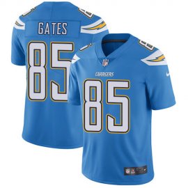 Nike Los Angeles Chargers #85 Antonio Gates Electric Blue Alternate Mens Stitched NFL Vapor Untouchable Limited Jersey