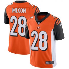 Nike Cincinnati Bengals #28 Joe Mixon Orange Alternate Mens Stitched NFL Vapor Untouchable Limited Jersey