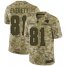 Nike Los Angeles Rams #81 Gerald Everett Camo Mens Stitched NFL Limited 2018 Salute To Service Jersey