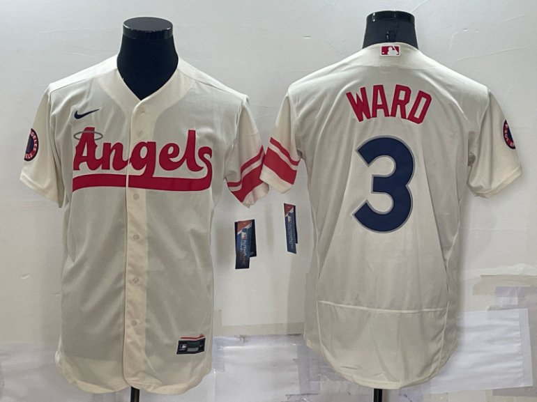 Angels 3 Taylor Ward Cream Nike 2022 City Connect Flexbase Jersey Angels 3 Taylor Ward Cream Nike 2022 City Connect Flexbase Jersey