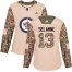 Adidas Winnipeg Jets #13 Teemu Selanne Camo Authentic 2017 Veterans Day Womens Stitched NHL Jersey