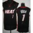 Miami Heat 1 Chris Bosh Black Revolution 30 NBA Jerseys Cheap