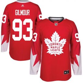 Adidas Toronto Maple Leafs #93 Doug Gilmour Red Team Canada Authentic Stitched Youth NHL Jersey
