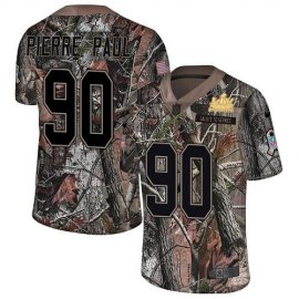 Nike Tampa Bay Buccaneers #90 Jason Pierre-Paul Camo Youth Super Bowl LV Champions Patch Stitched NFL Limited Rush Realtree Jersey