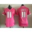 Nike Atlanta Falcons #11 Julio Jones Pink Womens Stitched NFL Elite Bubble Gum Jersey
