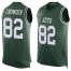 Nike New York Jets #82 Jamison Crowder Green Team Color Mens Stitched NFL Limited Tank Top Jersey