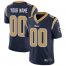 Nike Los Angeles Rams Customized Navy Blue Team Color Stitched Vapor Untouchable Limited Mens NFL Jersey