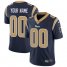 Nike Los Angeles Rams Customized Navy Blue Team Color Stitched Vapor Untouchable Limited Mens NFL Jersey