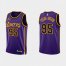 Los Angeles Los Angeles Lakers #95 Juan Toscano-Anderson Purple Youth Nike NBA 2022-23 Statement Edition Jersey Youth
