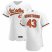 Baltimore Orioles #43 Shawn Armstrong Mens Nike White Home 2020 Authentic Player MLB Jersey