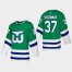Hartford Whalers #37 Andrei Svechnikov Adidas 2019-20 Heritage Authentic Player NHL Jersey Green