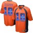 Nike Denver Broncos #18 Peyton Manning Orange Team Color Mens Stitched NFL Limited Strobe Jersey