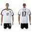 Austria #17 Klein White Away Soccer Country Jersey