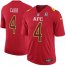 Nike Las Vegas Raiders #4 Derek Carr Red Mens Stitched NFL Game AFC 2017 Pro Bowl Jersey