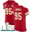Nike Kansas City Chiefs #95 Chris Jones Red Super Bowl LIV 2020 Team Color Mens Stitched NFL Vapor Untouchable Elite Jersey