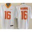 Vols #16 Peyton Manning White Orange Stitched NCAA Jersey