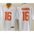 Vols #16 Peyton Manning White Orange Stitched NCAA Jersey