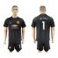 Manchester United #1 De Gea Black Goalkeeper Soccer Club Jersey