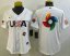 Womens USA Baseball Big Logo 2023 White World Baseball Classic Stitched Jerseys