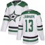 Adidas Dallas Stars #13 Mattias Janmark White Road Authentic Youth Stitched NHL Jersey