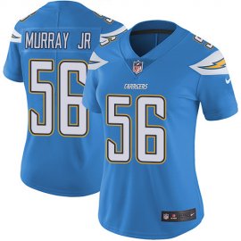 Nike Los Angeles Chargers #56 Kenneth Murray Jr Electric Blue Alternate Womens Stitched NFL Vapor Untouchable Limited Jersey