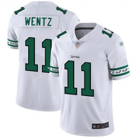 Nike Philadelphia Eagles #11 Carson Wentz White Mens Stitched NFL Limited Team Logo Fashion Jersey
