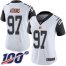 Nike Cincinnati Bengals #97 Geno Atkins White Womens Stitched NFL Limited Rush 100th Season Jersey