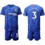 Chelsea #3 Marcos.A Home Soccer Club Jersey