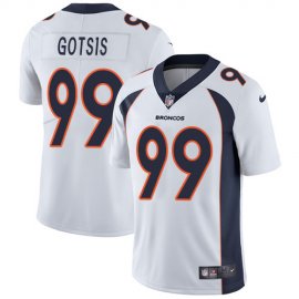 Nike Denver Broncos #99 Adam Gotsis White Mens Stitched NFL Vapor Untouchable Limited Jersey