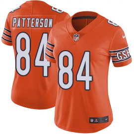 Nike Chicago Bears #84 Cordarrelle Patterson Orange Womens Stitched NFL Limited Rush Jersey
