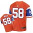 Nike Denver Broncos #58 Von Miller Orange Throwback Mens Stitched NFL Elite Jersey