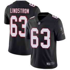 Nike Atlanta Falcons #63 Chris Lindstrom Black Alternate Mens Stitched NFL Vapor Untouchable Limited Jersey