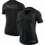 Dallas Cowboys #4 Dak Prescott Nike Womens 2020 Salute To Service Limited Jersey Black