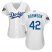 Los Angeles Dodgers #42 Jackie Robinson White Home 2018 World Series Womens Stitched MLB Jersey