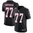Nike Atlanta Falcons #77 James Carpenter Black Alternate Mens Stitched NFL Vapor Untouchable Limited Jersey