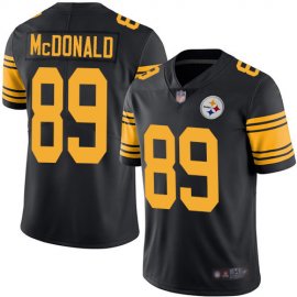 Nike Pittsburgh Steelers #89 Vance McDonald Black Mens Stitched NFL Limited Rush Jersey