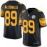 Nike Pittsburgh Steelers #89 Vance McDonald Black Mens Stitched NFL Limited Rush Jersey