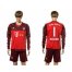 Bayern Munchen #1 Neuer Goalkeeper Long Sleeves Soccer Club Jersey